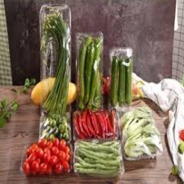 CUSTOM PRINTED TRANSPARENT FOOD GRADE  VEGETABLE TRAY